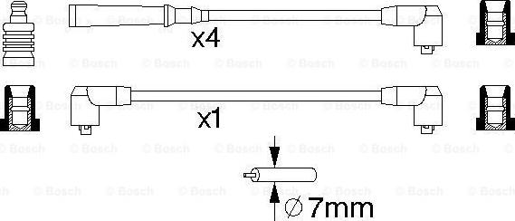 BOSCH 0 986 356 790 - Set kablova za paljenje www.molydon.hr