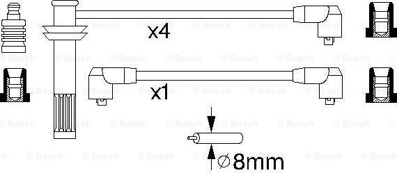 BOSCH 0 986 356 791 - Set kablova za paljenje www.molydon.hr