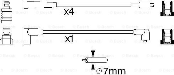 BOSCH 0 986 356 798 - Set kablova za paljenje www.molydon.hr