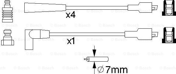 BOSCH 0 986 356 749 - Set kablova za paljenje www.molydon.hr