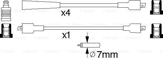 BOSCH 0 986 356 741 - Set kablova za paljenje www.molydon.hr