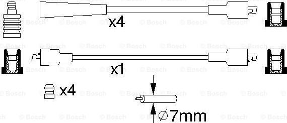 BOSCH 0 986 356 750 - Set kablova za paljenje www.molydon.hr