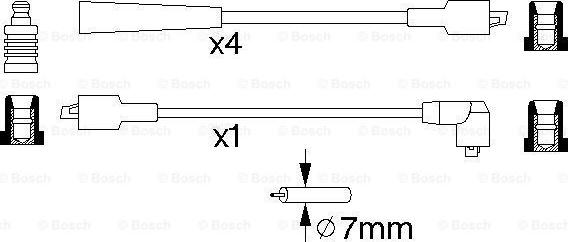 BOSCH 0 986 356 761 - Set kablova za paljenje www.molydon.hr