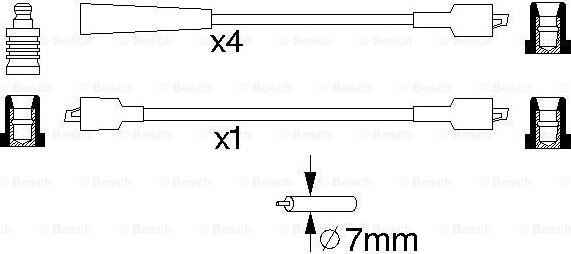 BOSCH 0 986 356 762 - Set kablova za paljenje www.molydon.hr