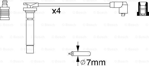 BOSCH 0 986 356 705 - Set kablova za paljenje www.molydon.hr