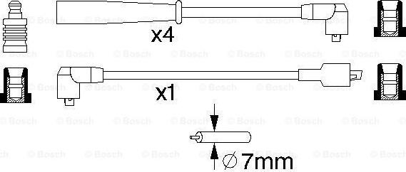 BOSCH 0 986 356 706 - Set kablova za paljenje www.molydon.hr