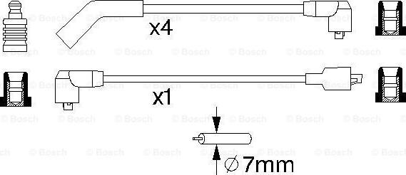 BOSCH 0 986 356 701 - Set kablova za paljenje www.molydon.hr