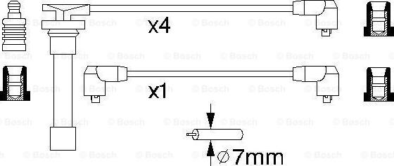 BOSCH 0 986 356 703 - Set kablova za paljenje www.molydon.hr