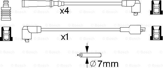 BOSCH 0 986 356 702 - Set kablova za paljenje www.molydon.hr