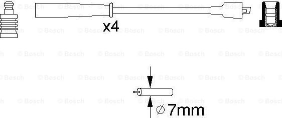 BOSCH 0 986 356 716 - Set kablova za paljenje www.molydon.hr