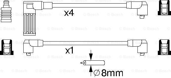 BOSCH 0 986 356 718 - Set kablova za paljenje www.molydon.hr