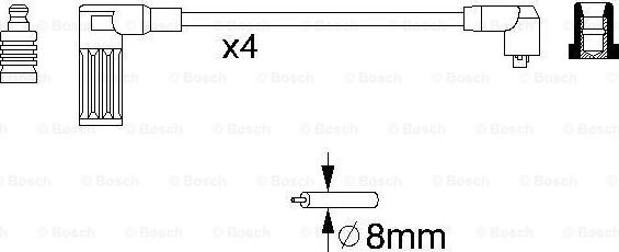 BOSCH 0 986 356 717 - Set kablova za paljenje www.molydon.hr