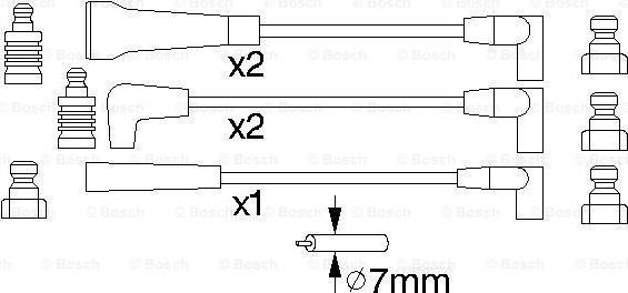 BOSCH 0 986 356 780 - Set kablova za paljenje www.molydon.hr