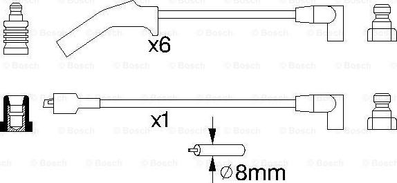 BOSCH 0 986 356 783 - Set kablova za paljenje www.molydon.hr