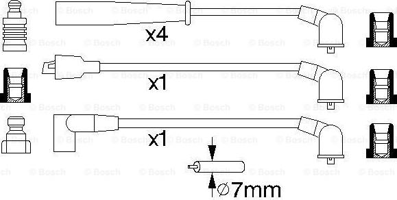 BOSCH 0 986 356 735 - Set kablova za paljenje www.molydon.hr