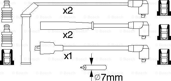 BOSCH 0 986 356 730 - Set kablova za paljenje www.molydon.hr