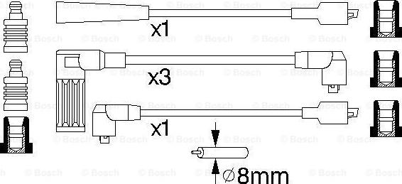 BOSCH 0 986 356 737 - Set kablova za paljenje www.molydon.hr