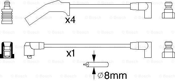 BOSCH 0 986 356 724 - Set kablova za paljenje www.molydon.hr