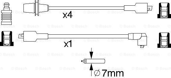 BOSCH 0 986 356 725 - Set kablova za paljenje www.molydon.hr