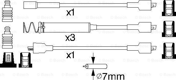 BOSCH 0 986 356 722 - Set kablova za paljenje www.molydon.hr