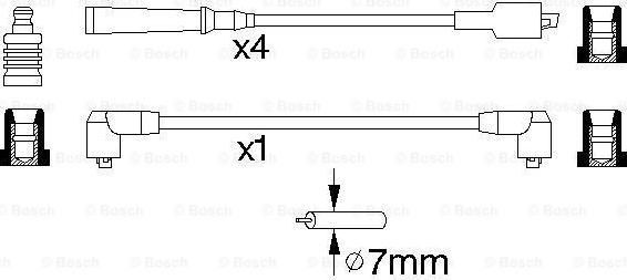 BOSCH 0 986 356 773 - Set kablova za paljenje www.molydon.hr