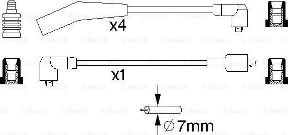 BOSCH 0 986 357 094 - Set kablova za paljenje www.molydon.hr