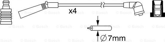 BOSCH 0 986 357 093 - Set kablova za paljenje www.molydon.hr