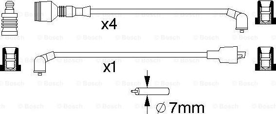 BOSCH 0 986 357 014 - Set kablova za paljenje www.molydon.hr