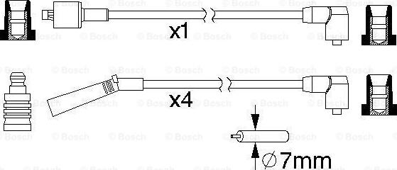 BOSCH 0 986 357 196 - Set kablova za paljenje www.molydon.hr