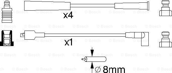 BOSCH 0 986 357 140 - Set kablova za paljenje www.molydon.hr