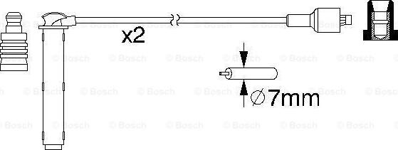 BOSCH 0 986 357 154 - Set kablova za paljenje www.molydon.hr