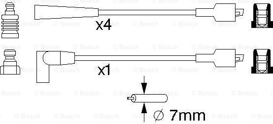 BOSCH 0 986 357 101 - Set kablova za paljenje www.molydon.hr