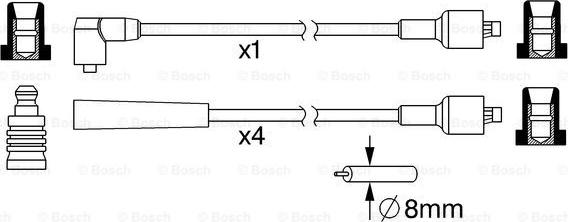 BOSCH 0 986 357 114 - Set kablova za paljenje www.molydon.hr