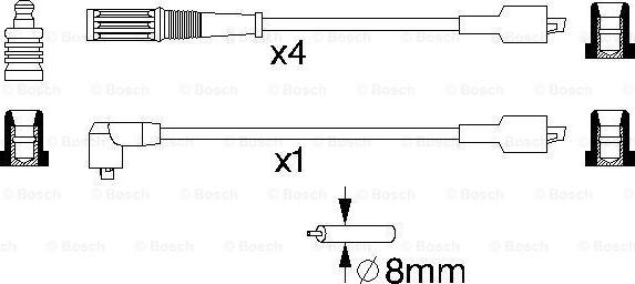 BOSCH 0 986 357 113 - Set kablova za paljenje www.molydon.hr