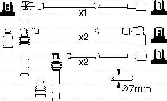 BOSCH 0 986 357 189 - Set kablova za paljenje www.molydon.hr