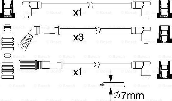 BOSCH 0 986 357 183 - Set kablova za paljenje www.molydon.hr