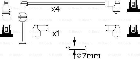 BOSCH 0 986 357 139 - Set kablova za paljenje www.molydon.hr