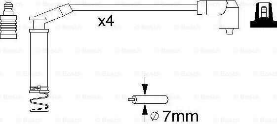 BOSCH 0 986 357 124 - Set kablova za paljenje www.molydon.hr