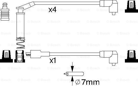 BOSCH 0 986 357 127 - Set kablova za paljenje www.molydon.hr