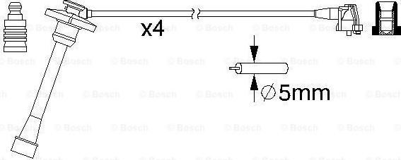 BOSCH 0 986 357 176 - Set kablova za paljenje www.molydon.hr