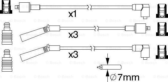 BOSCH 0 986 357 178 - Set kablova za paljenje www.molydon.hr