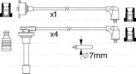 BOSCH 0 986 357 173 - Set kablova za paljenje www.molydon.hr