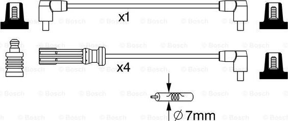 BOSCH 0 986 357 244 - Set kablova za paljenje www.molydon.hr