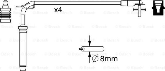 BOSCH 0 986 357 245 - Set kablova za paljenje www.molydon.hr