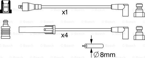 BOSCH 0 986 357 246 - Set kablova za paljenje www.molydon.hr