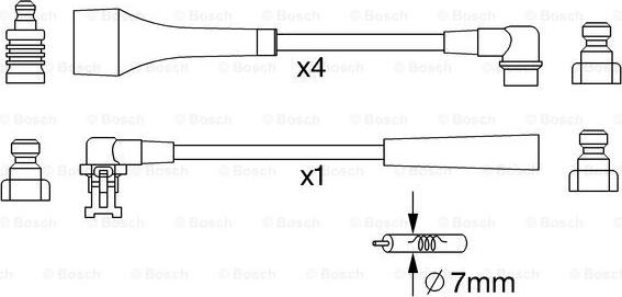 BOSCH 0 986 357 254 - Set kablova za paljenje www.molydon.hr