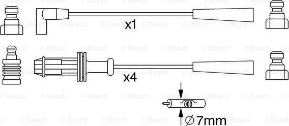 BOSCH 0 986 357 251 - Set kablova za paljenje www.molydon.hr