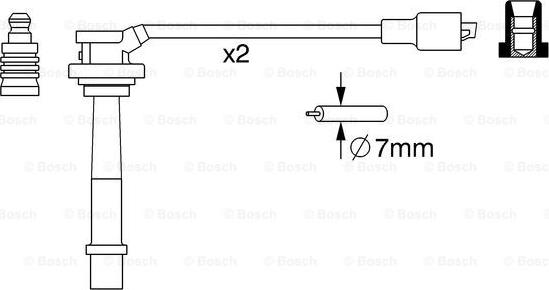 BOSCH 0 986 357 263 - Set kablova za paljenje www.molydon.hr