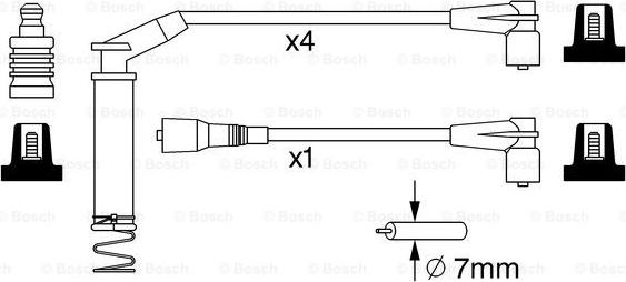 BOSCH 0 986 357 281 - Set kablova za paljenje www.molydon.hr