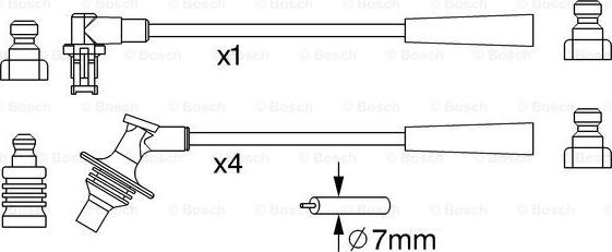 BOSCH 0 986 357 230 - Set kablova za paljenje www.molydon.hr